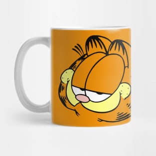 Smug Face of Orange Lasagna Cat Mug